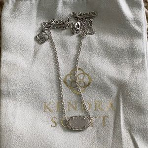 Silver kendra scott necklace
